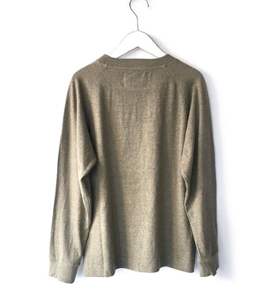 MHL./COLOURED COTTON JERSEY LS WOMENS (GREEN)