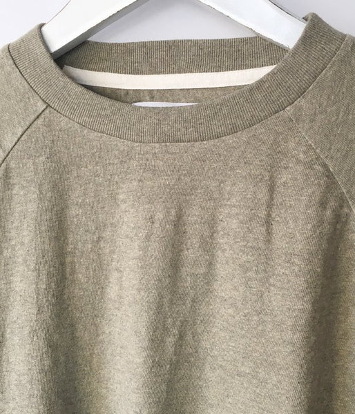 MHL./COLOURED COTTON JERSEY LS WOMENS (GREEN)