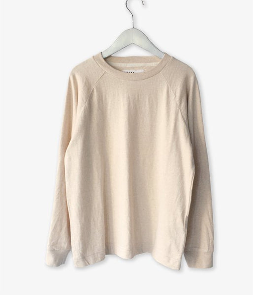 MHL./COLOURED COTTON JERSEY LS WOMENS (BEIGE)