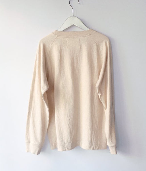 MHL./COLOURED COTTON JERSEY LS WOMENS (BEIGE)