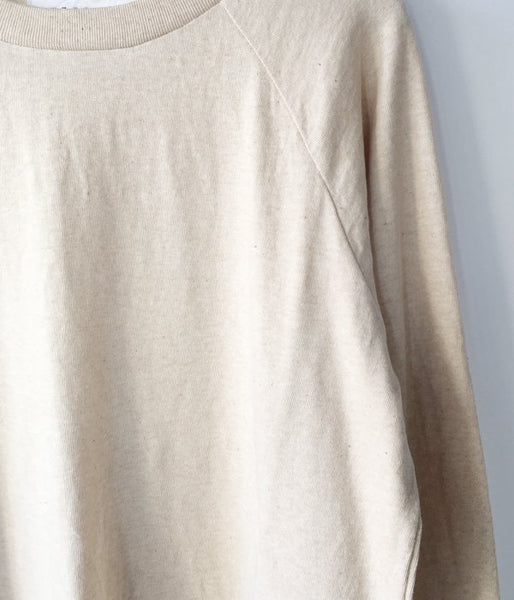 MHL./COLOURED COTTON JERSEY LS WOMENS (BEIGE)