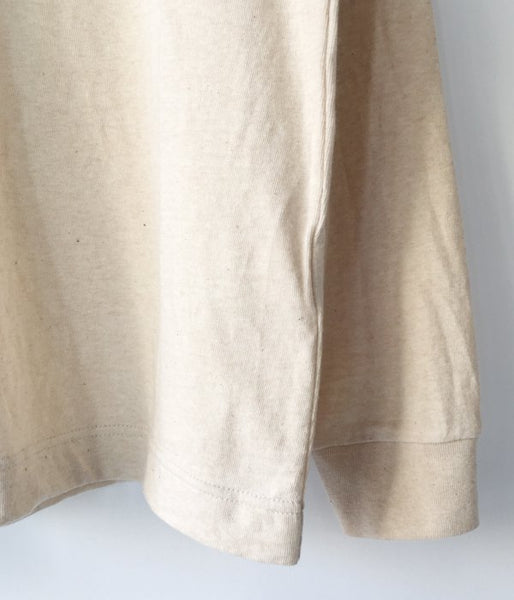 MHL./COLOURED COTTON JERSEY LS WOMENS (BEIGE)