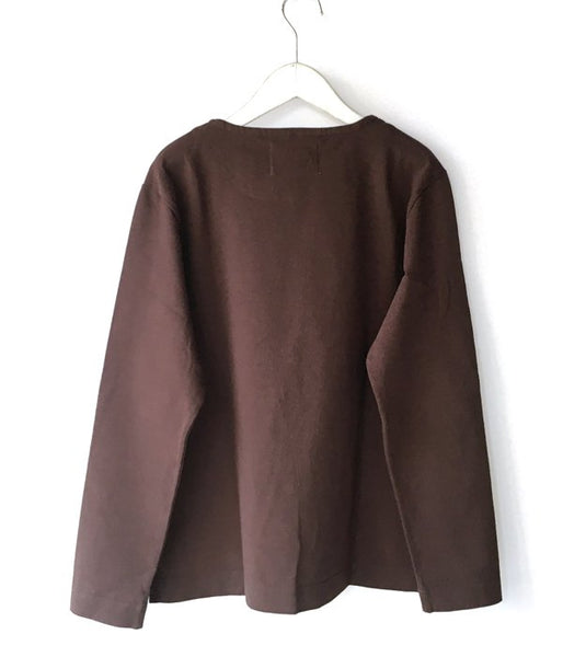 MHL./DRY COTTON JERSEY LS (BROWN)(1)