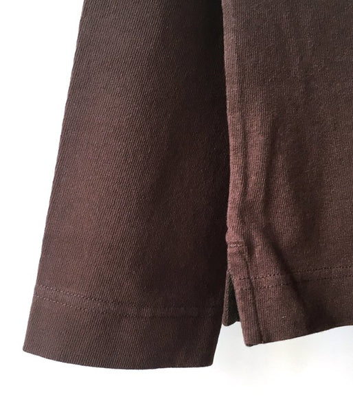 MHL./DRY COTTON JERSEY LS (BROWN)(1)