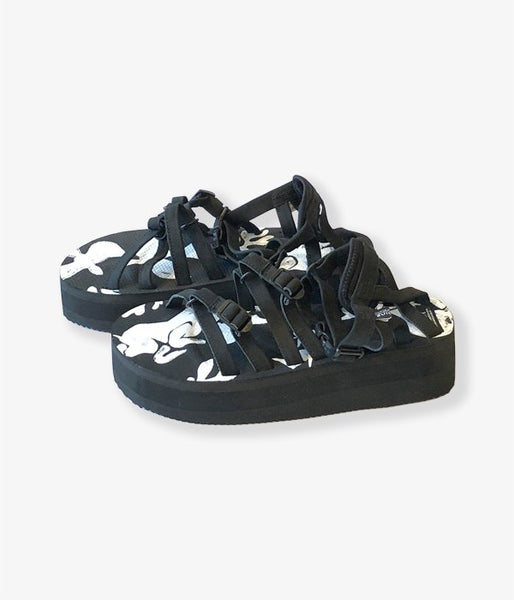 WRYHT/STRAP SANDAL(BLACK/size6)
