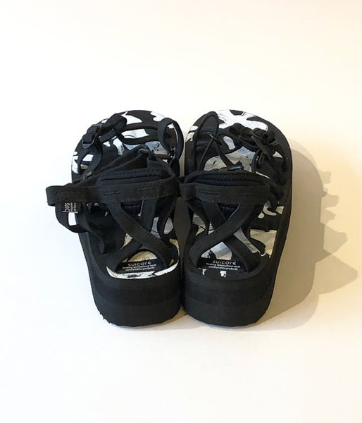 WRYHT/STRAP SANDAL(BLACK/size6)