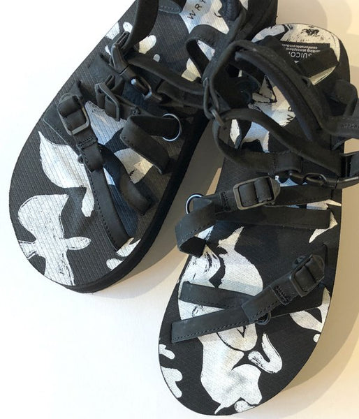 WRYHT/STRAP SANDAL(BLACK/size6)