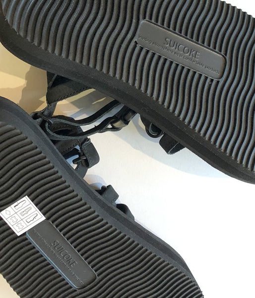 WRYHT/STRAP SANDAL(BLACK/size6)