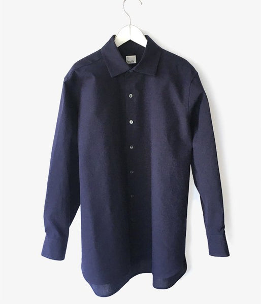 holk/REGULAR SHIRT (INKBLUE)
