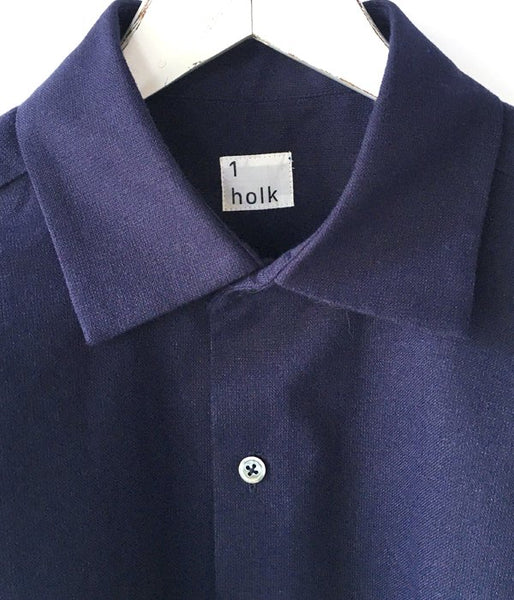 holk/REGULAR SHIRT (INKBLUE)