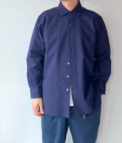 holk/REGULAR SHIRT (INKBLUE)