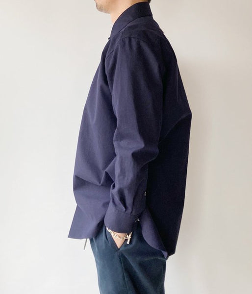 holk/REGULAR SHIRT (INKBLUE)