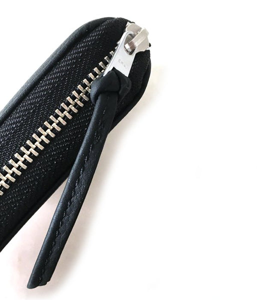 ERA./BUBBLE CALF ROUND PALM WALLET