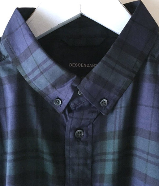 DESCENDANT/HYANNIS B.D LS SHIRT FULL SIZE (NAVY)