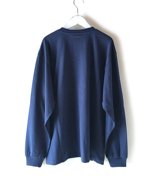 DESCENDANT/STRIP CREW NECK LS (NAVY)