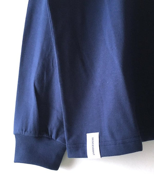 DESCENDANT/STRIP CREW NECK LS (NAVY)