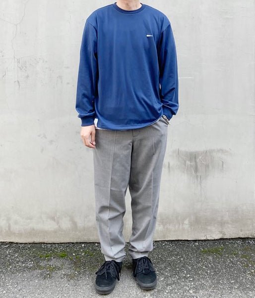 DESCENDANT/STRIP CREW NECK LS (NAVY)