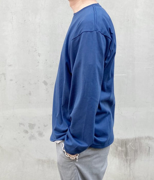 DESCENDANT/STRIP CREW NECK LS (NAVY)