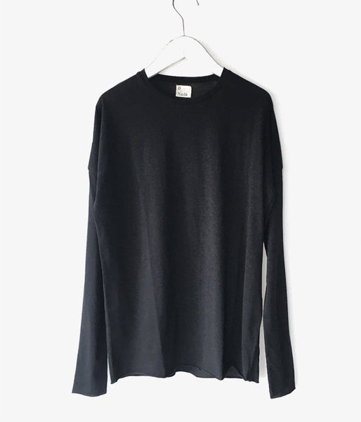 holk/LONG SLEEVE TEE (BLACK)