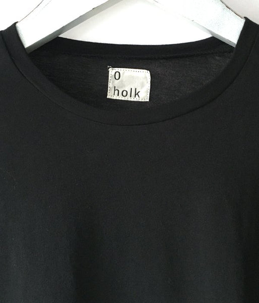 holk/LONG SLEEVE TEE (BLACK)