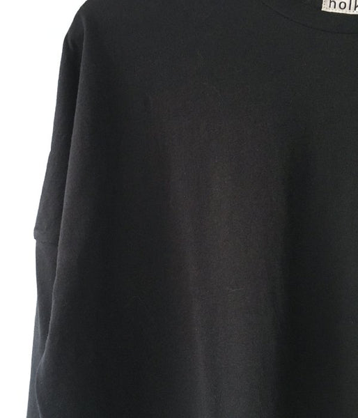 holk/LONG SLEEVE TEE (BLACK)