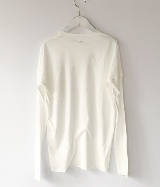 holk/LONG SLEEVE TEE (WHITE)