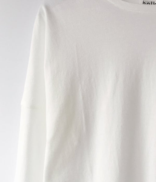 holk/LONG SLEEVE TEE (WHITE)