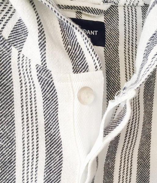 DESCENDANT/BAJA HOODED LS SHIRT (WHITE)