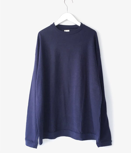 holk/WIDE LONGSLEEVE (NIGHT NAVY)