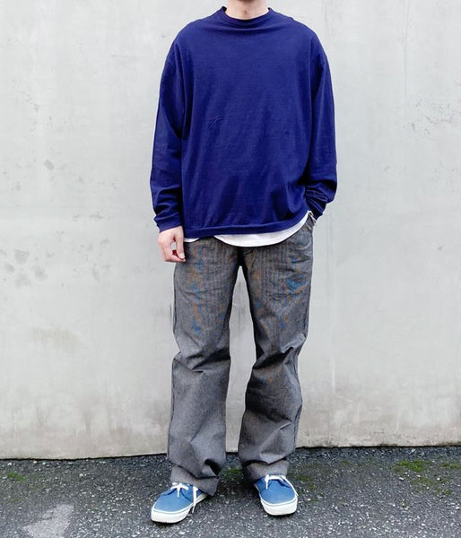 holk/WIDE LONGSLEEVE (NIGHT NAVY)