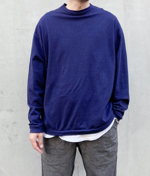holk/WIDE LONGSLEEVE (NIGHT NAVY)