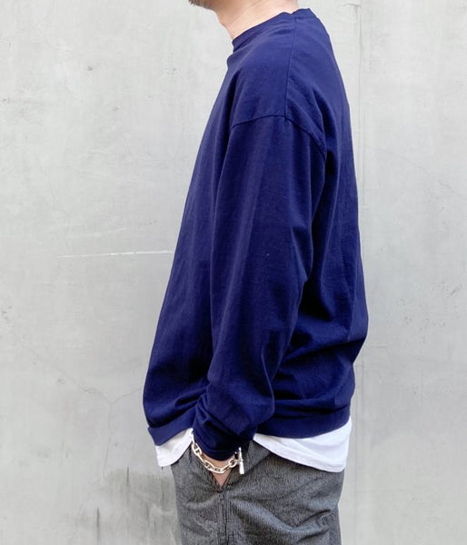 holk/WIDE LONGSLEEVE (NIGHT NAVY)