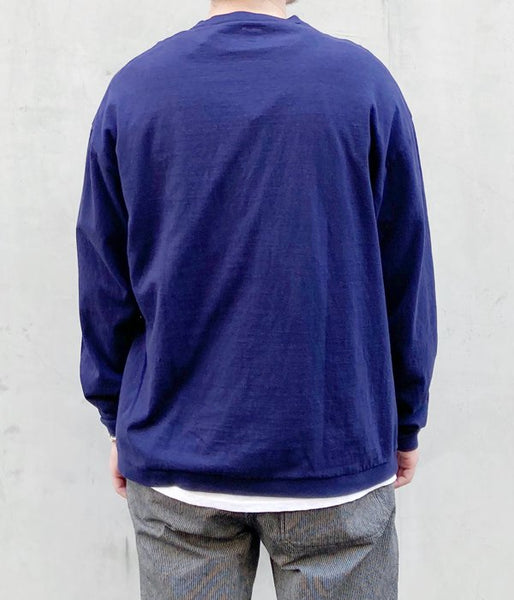 holk/WIDE LONGSLEEVE (NIGHT NAVY)