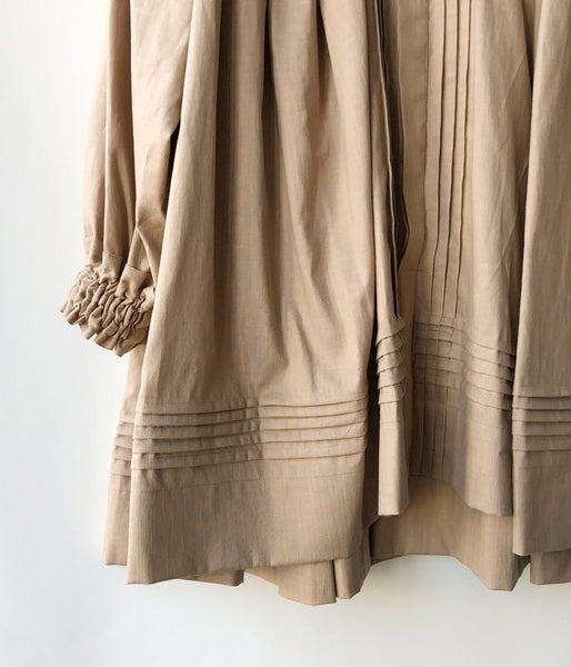 WRYHT/PLEATED NIGHT TOPS(DUNE/size1)