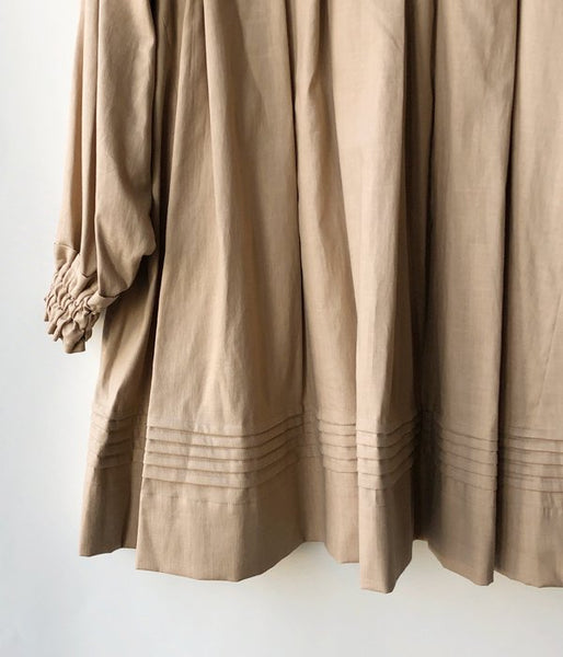 WRYHT/PLEATED NIGHT TOPS(DUNE/size1)