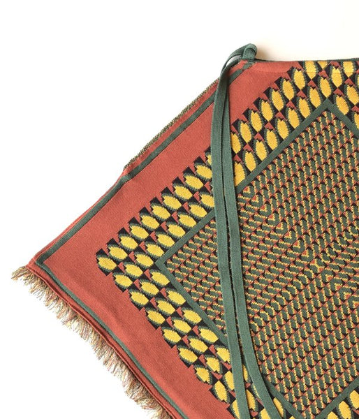 TAN/FRUITS JQ HALTER TOPS(RED TONE)