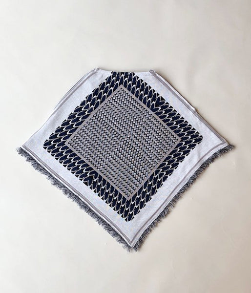 TAN/FRUITS JQ HALTER TOPS(BLUE TONE)