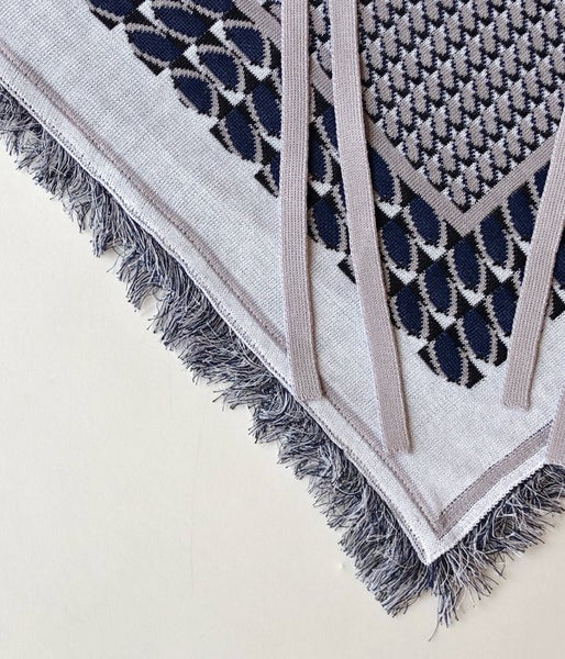 TAN/FRUITS JQ HALTER TOPS(BLUE TONE)