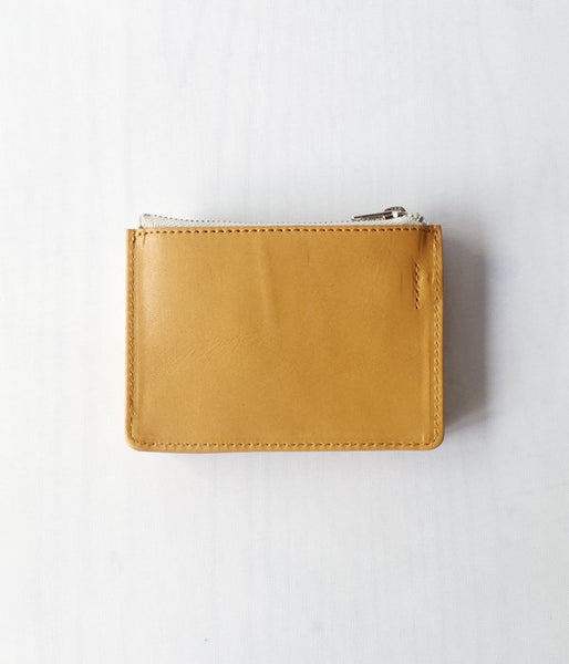 MHL./BASIC LEATHER W ZIP WALLET (YELLOW)