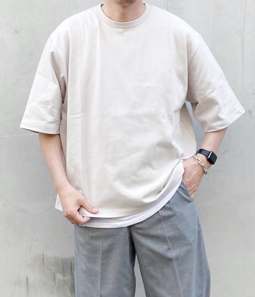 POLYPLOID/T SHIRT C (PALE GRAY)