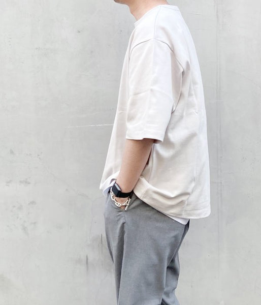 POLYPLOID/T SHIRT C (PALE GRAY)