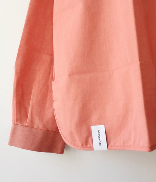 DESCENDANT/SALOON  PULLOVER LS SHIRT (PINK)