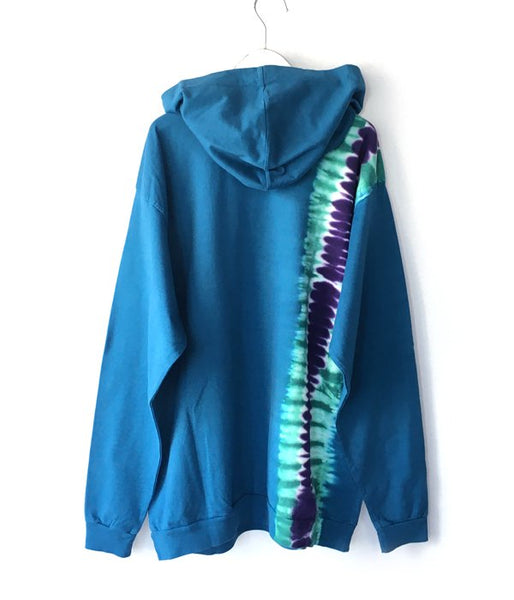 DESCENDANT/SEAL HOODED LS TIE DYE (BLUE)