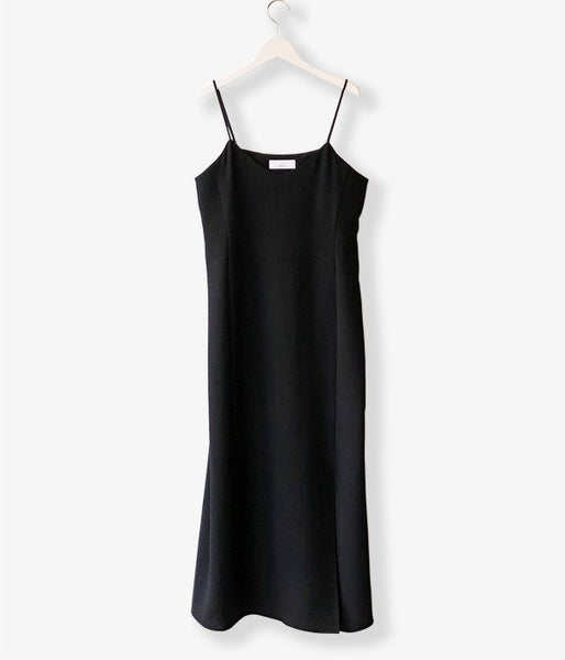 PHEENY/DOBBY CAMISOLE DRESS(BLACK)