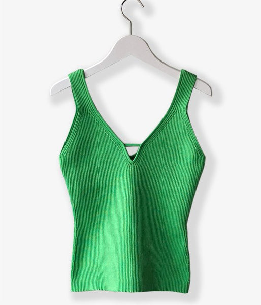 TAN/UV/NECK CAMI(LT.GREEN)