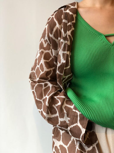 TAN/UV/NECK CAMI(LT.GREEN)