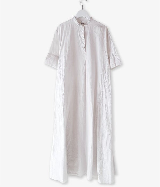 holk/SHIRT DRESS (OYSTER WHITE)