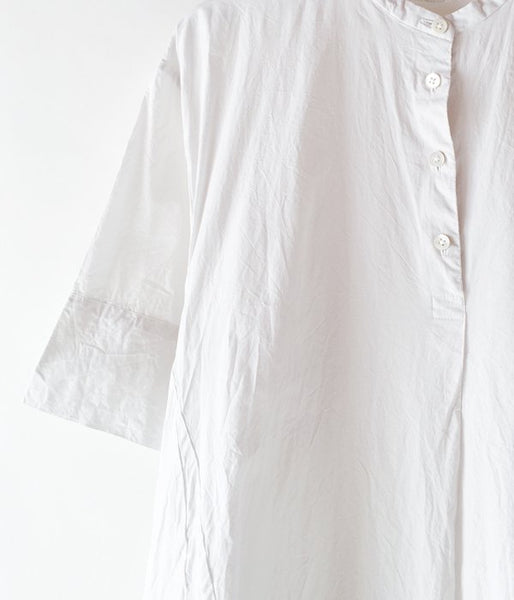 holk/SHIRT DRESS (OYSTER WHITE)