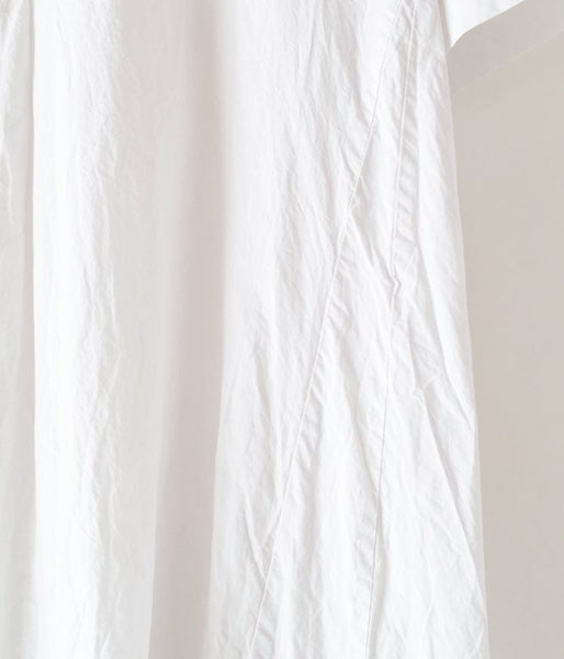 holk/SHIRT DRESS (OYSTER WHITE)