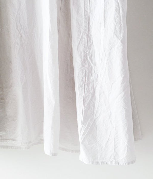 holk/SHIRT DRESS (OYSTER WHITE)